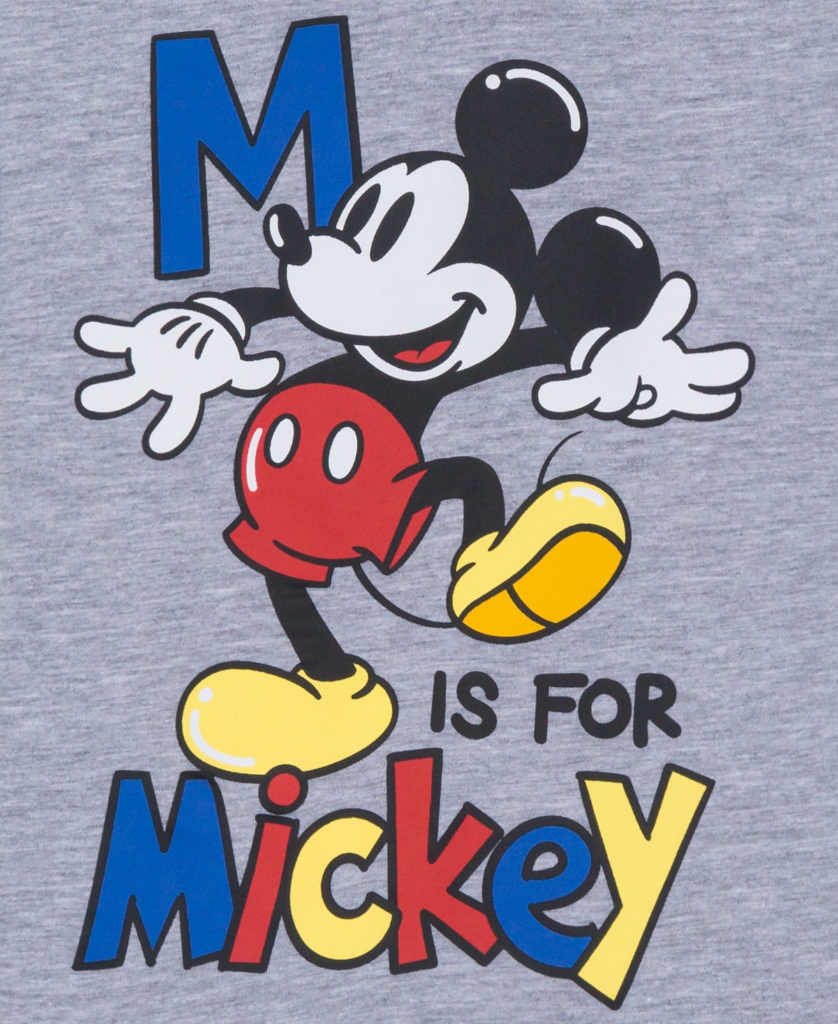 Mickey Mouse Toddler Boys 2-piece Graphic T-shirt And Shorts Set In Athletic Heather