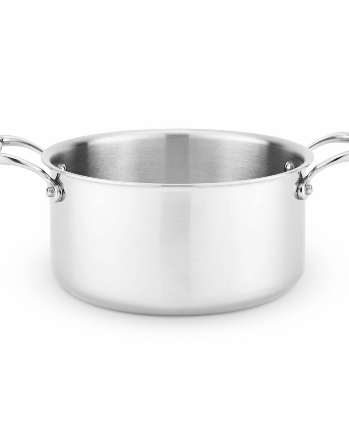 Heritage Steel Titanium Series Fully Cladded 4-quart Sauce Pot With Lid In Stainless Steel