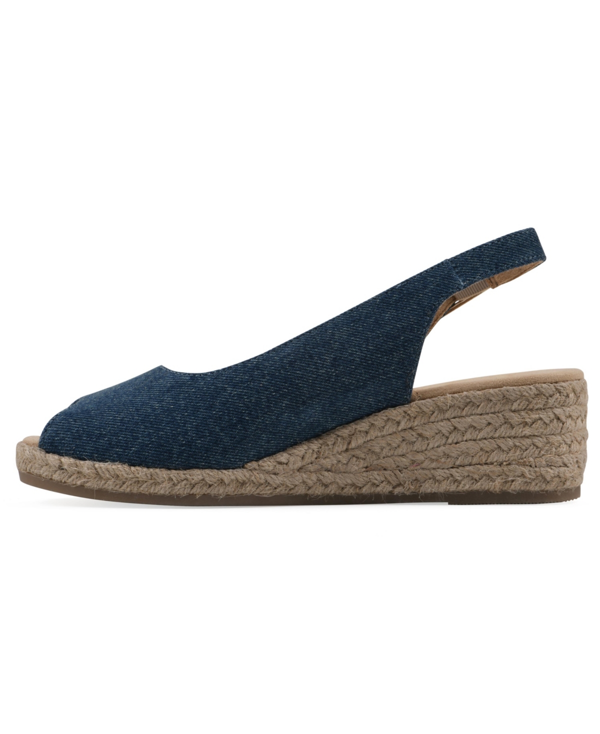 WHITE MOUNTAIN WOMEN'S MAIZE ESPADRILLE WEDGE SANDALS 
