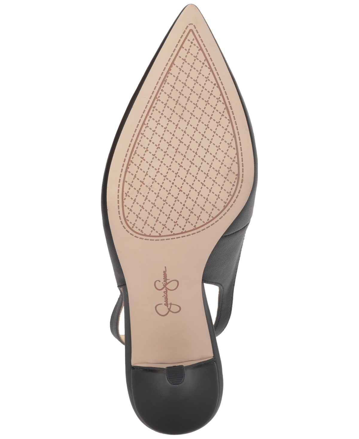 Jessica Simpson Miriale Ankle Strap Pointed Toe Pump In Black