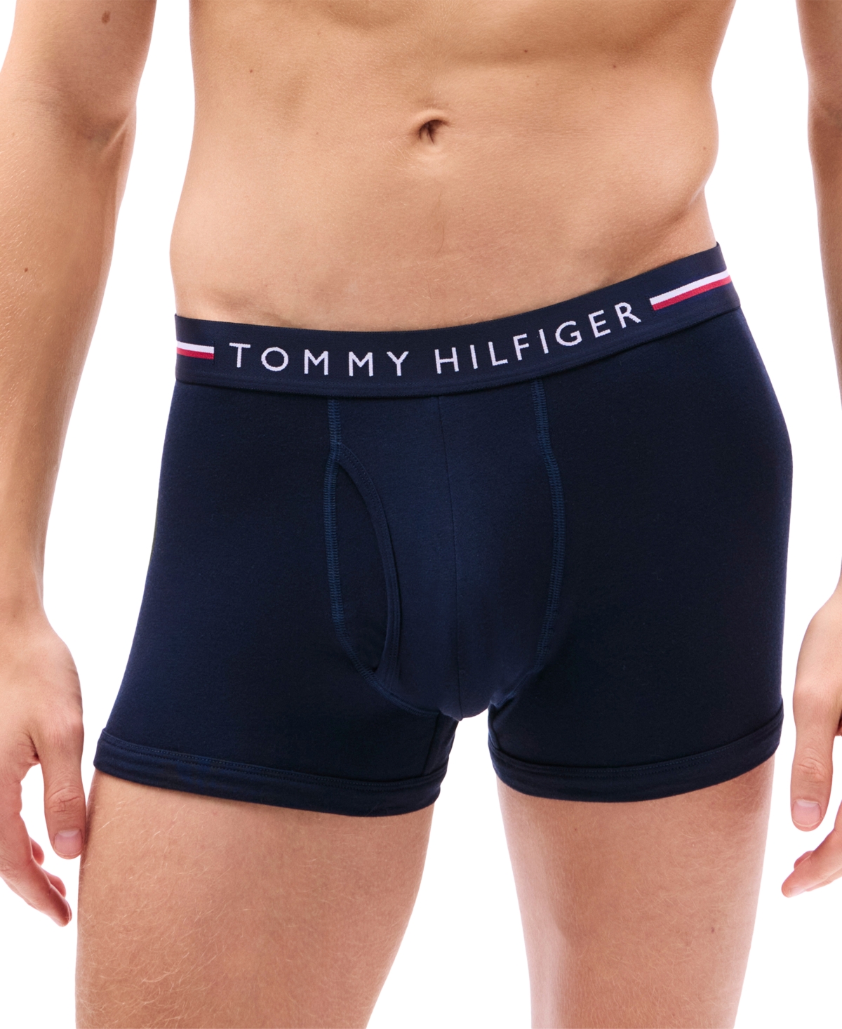 Tommy Hilfiger Men's 3-pack All Day Comfort Trunks In Desert Sky,grey Heather,desert Sky