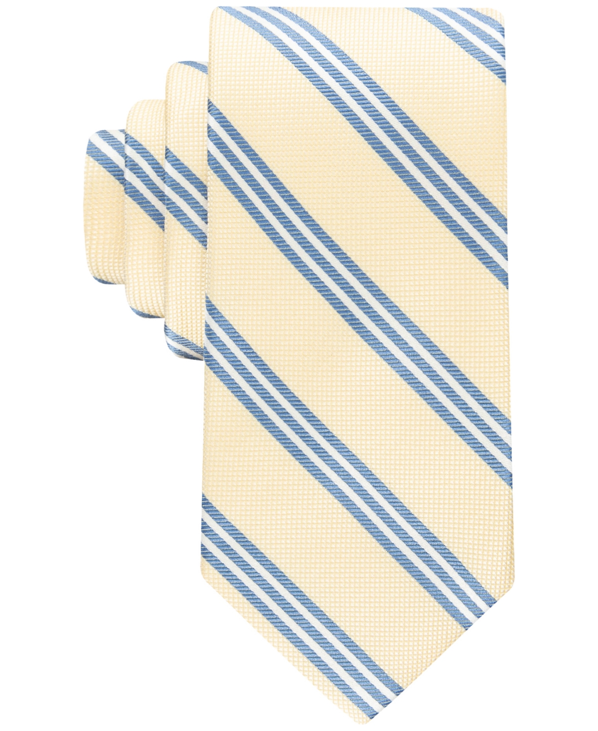 Tommy Hilfiger Men's Campbell Stripe Tie In Yellow
