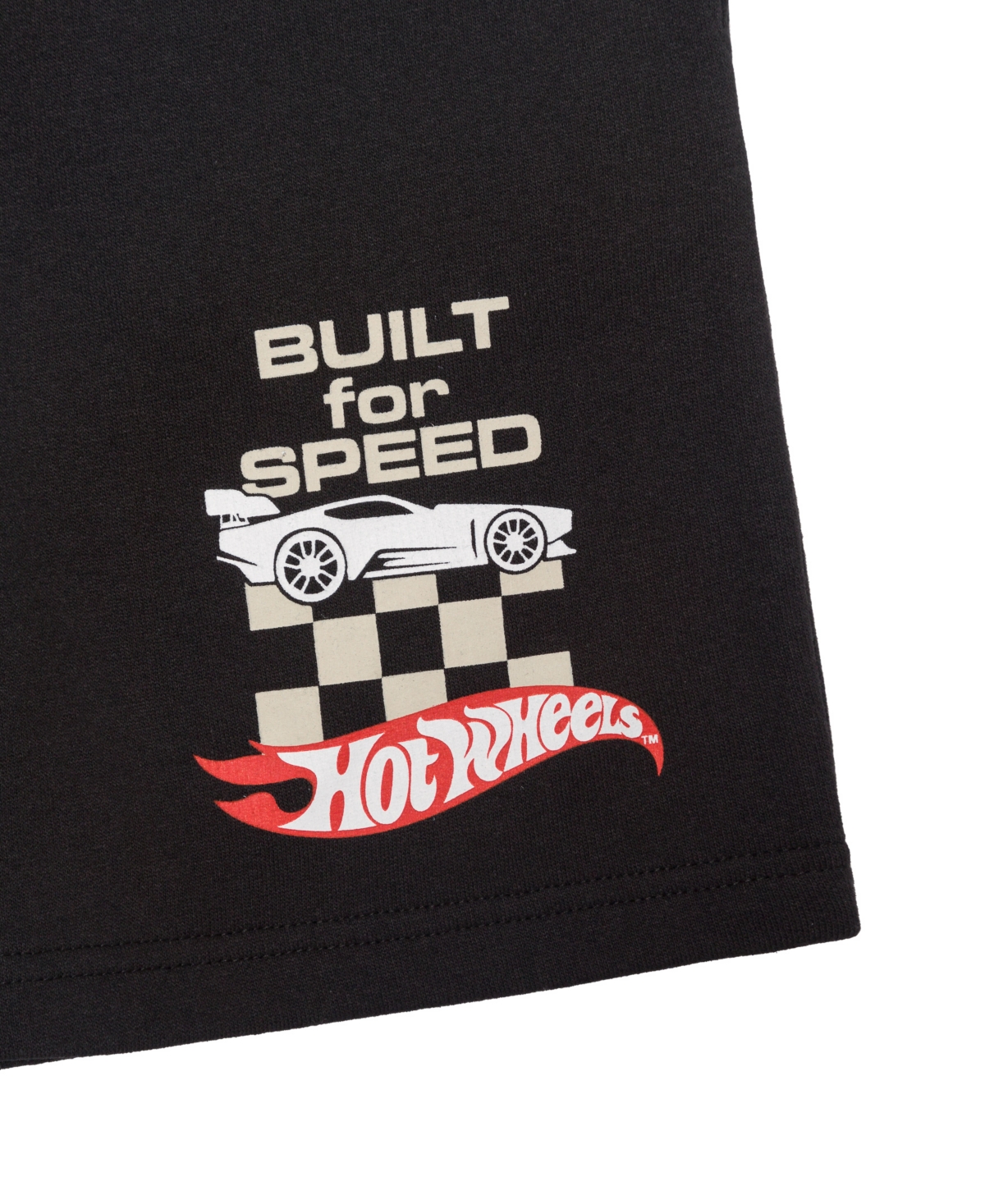Shop Hot Wheels Little & Big Boys Fleece Shorts In Black