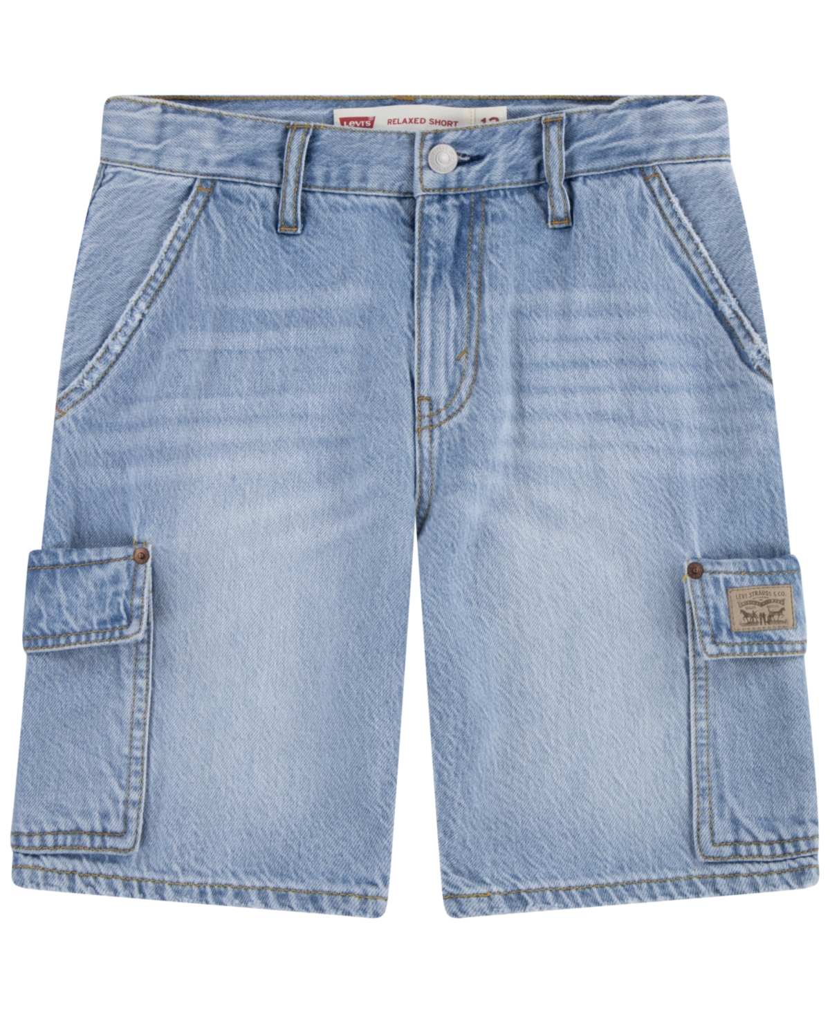 LEVI'S BIG BOYS DENIM CARGO SHORTS 