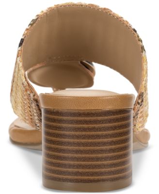 Women's Brandyy Embellished Raffia Chunky Heel Sandals