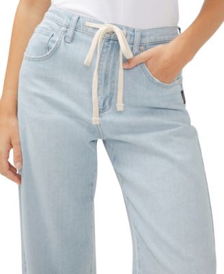 Women's Be Easy Straight Leg Drawstring Jeans