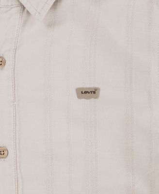 Big Boys Textured Striped Shirt