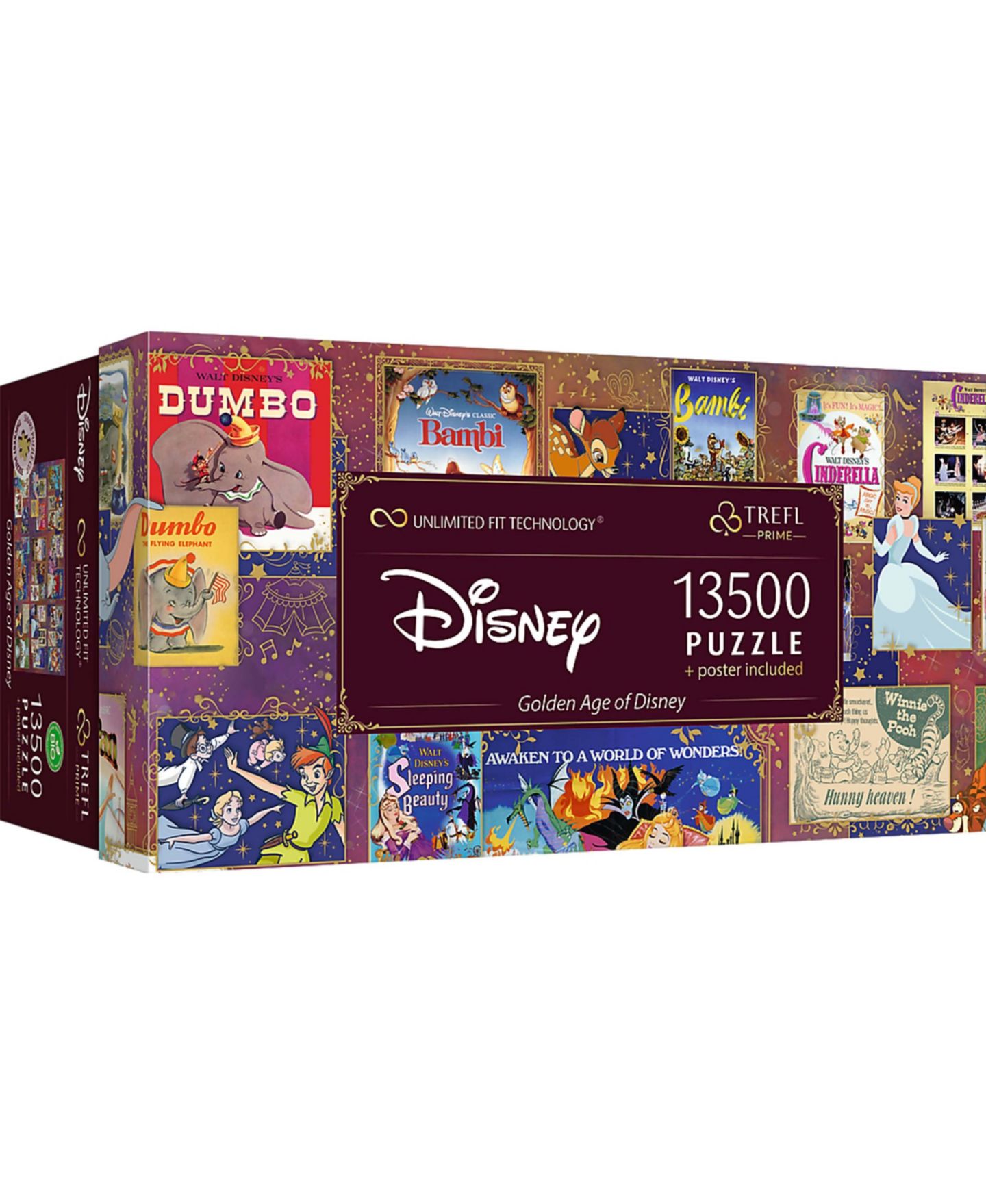 Детская игрушка Trefl The Golden Age of Disney 13,500-Piece Puzzle, Ages 12+ — фото 1