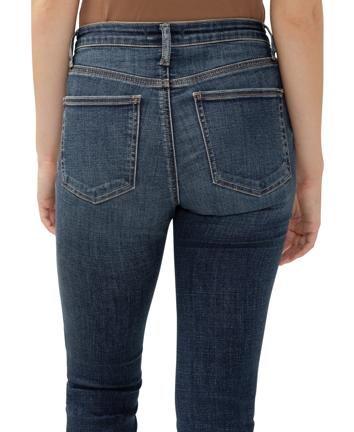 Shop Silver Jeans Co. Women's Most Wanted Mid Rise Ankle Straight Jeans In Indigo