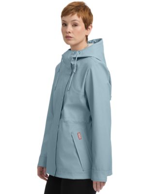 Women's Rubberized Water-Repellent Short Rain Jacket