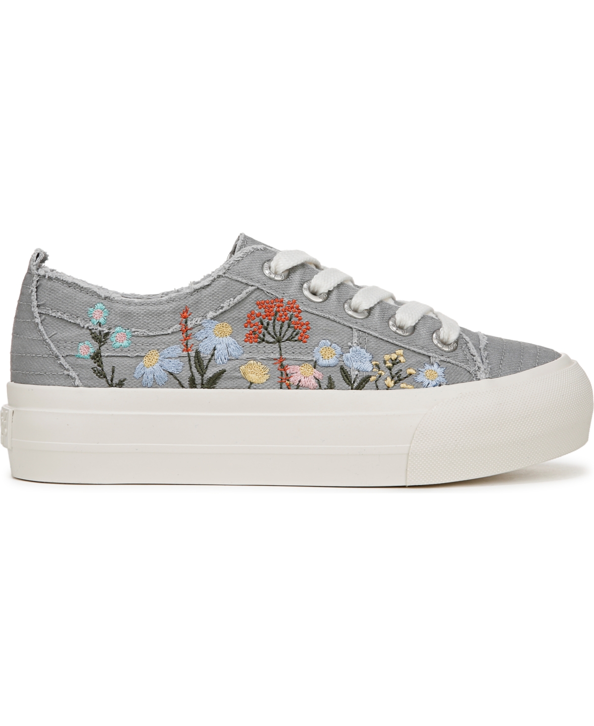 BLOWFISH MALIBU WOMEN'S SADIE-SUN EMBROIDERED LACE UP PLATFORM SNEAKERS 