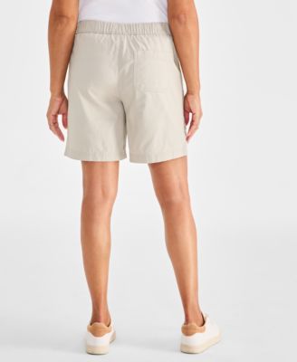 Women's Mid-Rise Pull-On Shorts, Regular & petite, Exclusively at Macy's