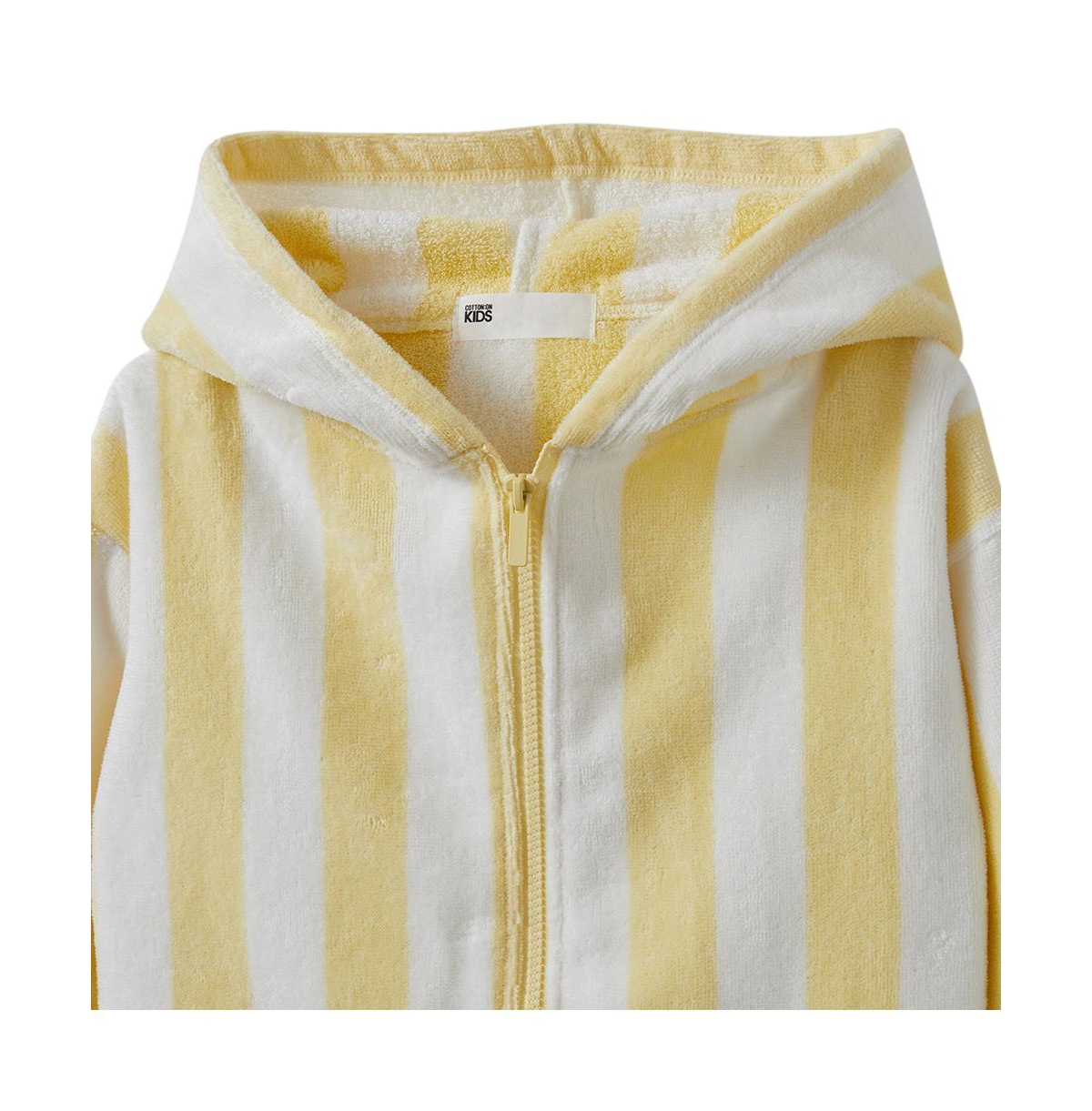 Cotton On Boys Zip Thru Hooded Towel