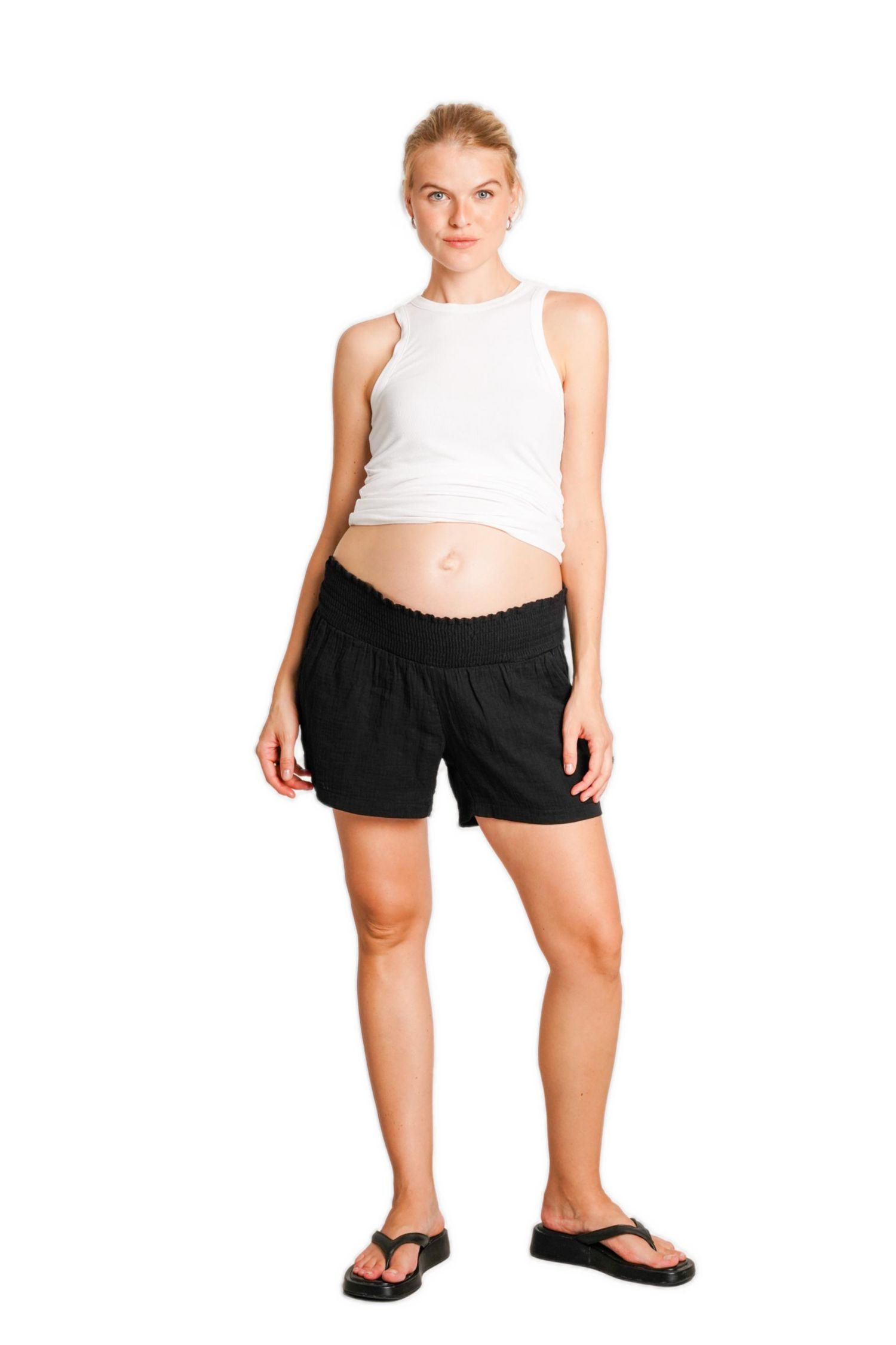 Women's NOM The Easy Smocked Shorts