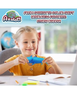 Squishy Blue Axolotl Stress Ball - Blue