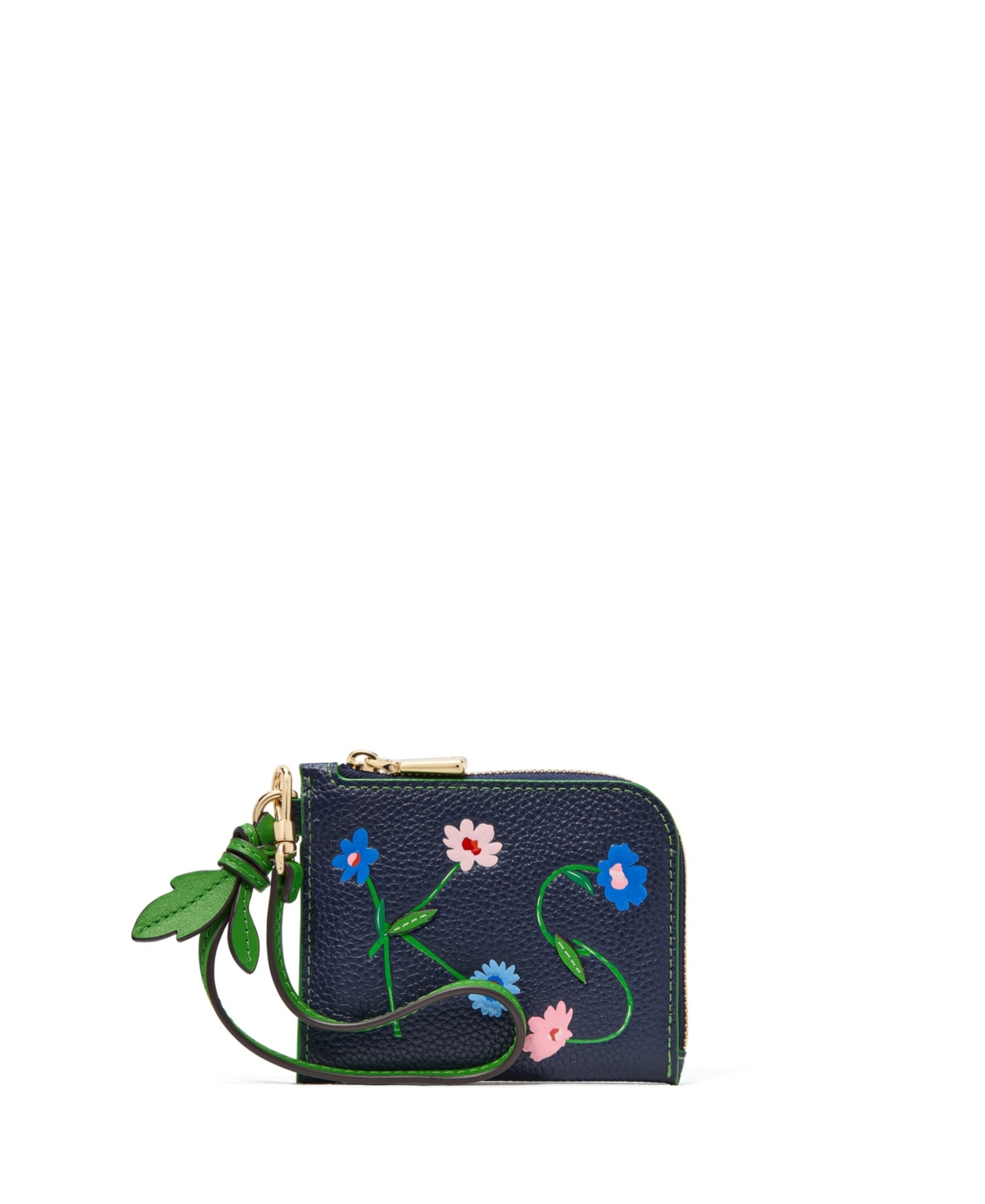 Kate Spade In The Garden Coin Card Case Wristlet In Parisian Navy Multi