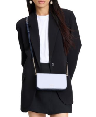 Devin Saffiano Leather Flap Chain Wallet