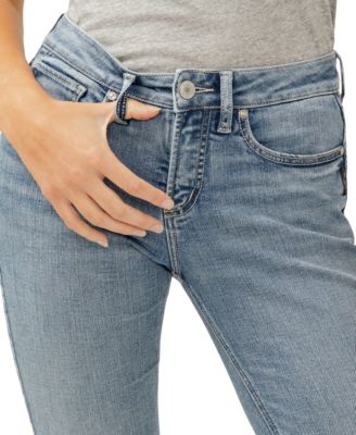 Women's Suki Mid Rise Curvy Fit Slim Bootcut Jeans