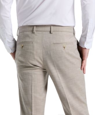 Men's Modern Fit Sharkskin Dress Pants
