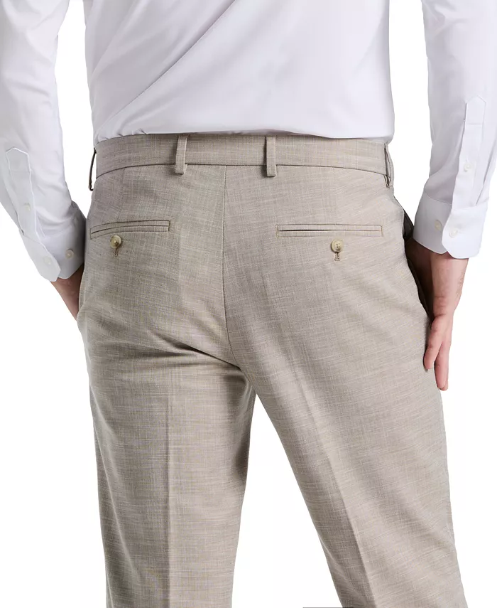 Men's Modern Fit Sharkskin Dress Pants - thumbnail 8