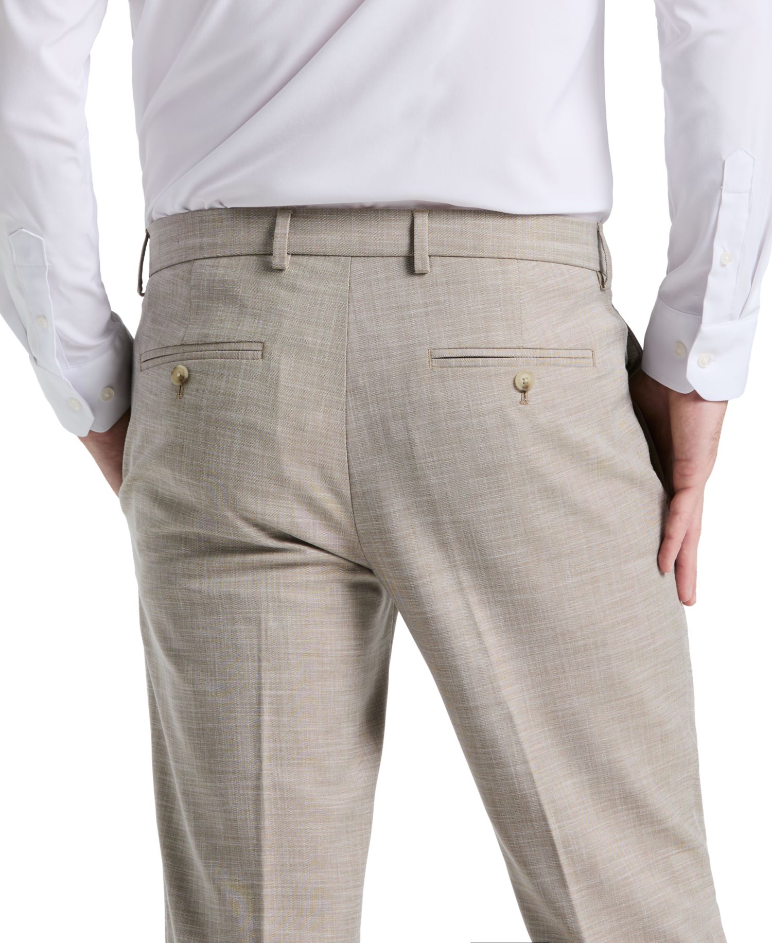 Men's Modern-Fit Sharkskin Dress Pants