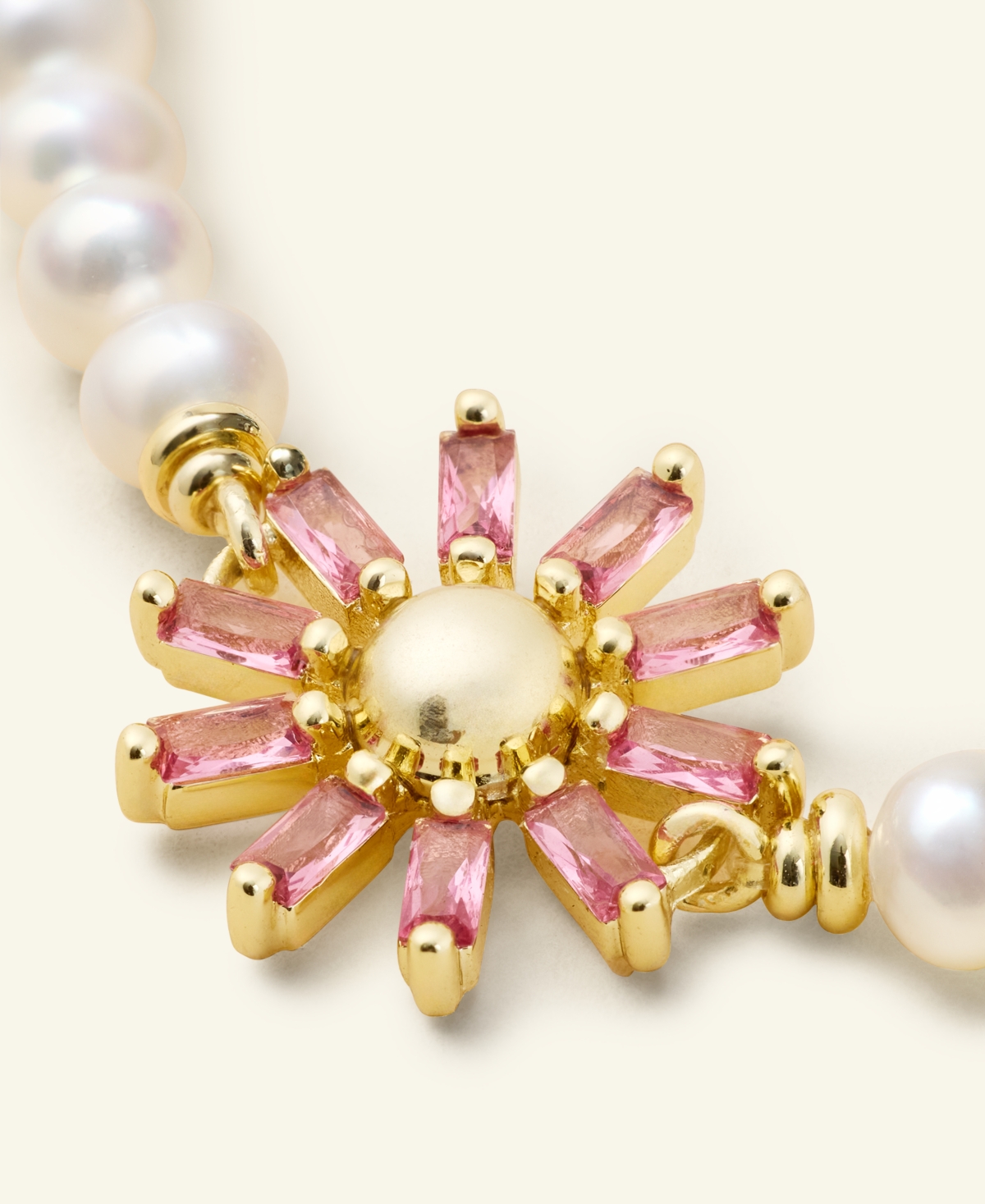 Kendra Scott Macy's Flower Show Madison Daisy Bracelet, Exclusively At Macy's In Gold Azalea Opalite Crystal