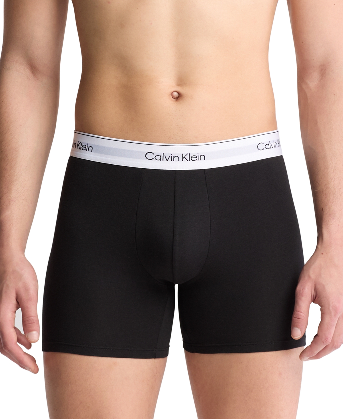 Calvin Klein Men's 3-pk. Icon Stretch Boxer Briefs In Black
