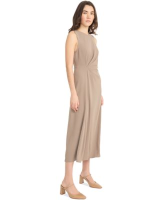 Women's Knot-Front Midi Dress