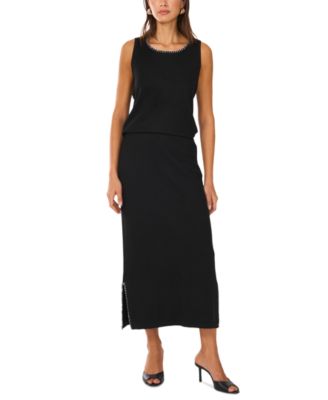 Women's Whipstitched Sleeveless Sweater