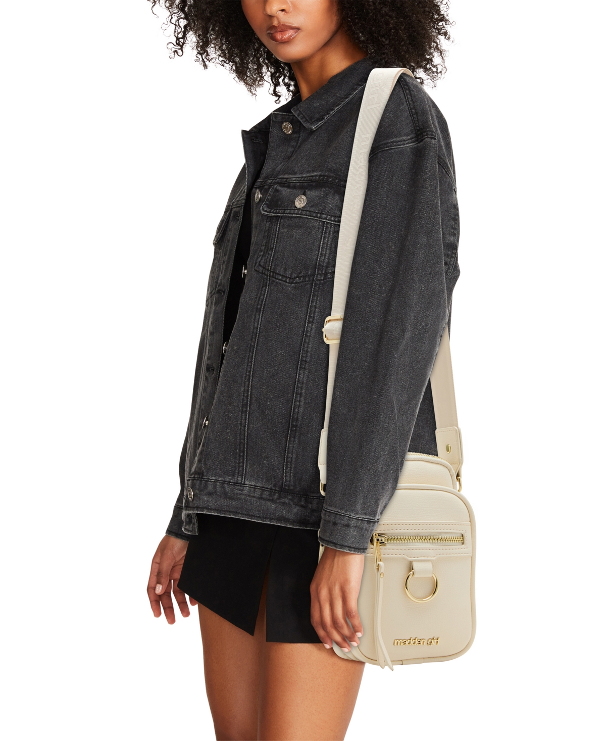 Madden Girl Danip North And South Crossbody Bag In Linen