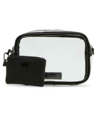 Ryann Clear Vinyl Camera Crossbody Bag