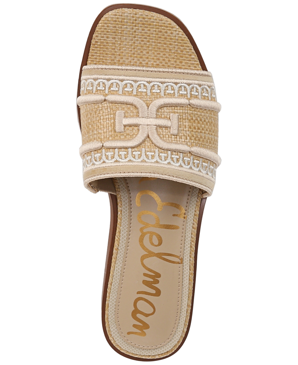 SAM EDELMAN WOMEN'S STEVIE SLIDE FLAT SANDALS 