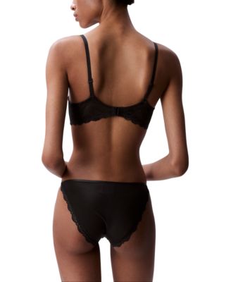 Women's Sensual Stretch Lace Unlined Full-Coverage Bra QF8120