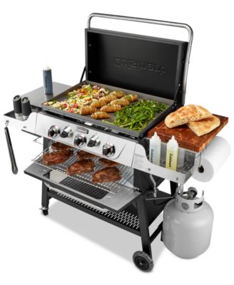 3-Burner Outdoor Propane Griddler with Broiler