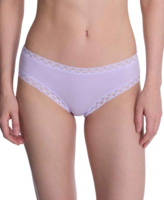 Bliss Lace-Trim Cotton Brief Underwear 156058