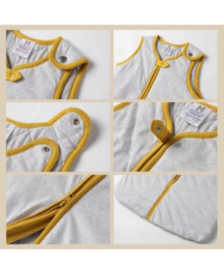 TOG 2.2 (Quilted) - Erawan Grey Wearable Baby Sleep Sack, Size Small 0-6M