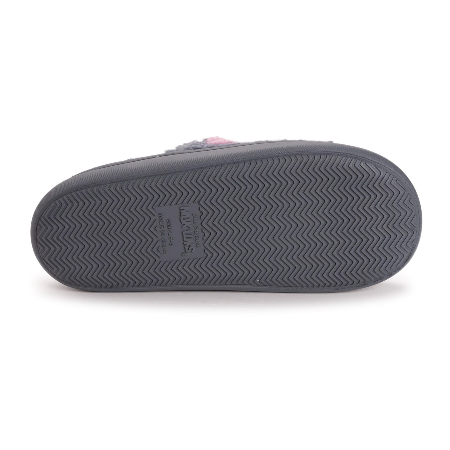 Женские тапочки MUK LUKS Marsai Slipper, цвет: Серый / Розовый — фото 7