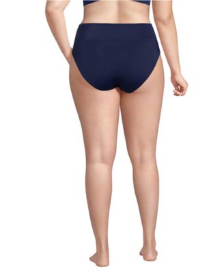Plus Size Tugless High Waisted Bikini Bottoms