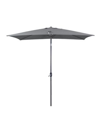 10 ft. x 6.5 ft. Rectangular Market Umbrella with Waterproof and UV Resistant