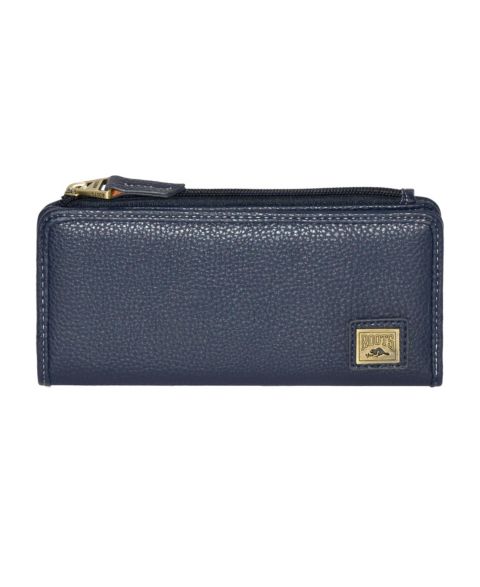 Roots Slim Ladies Wallet with Top Zipper
