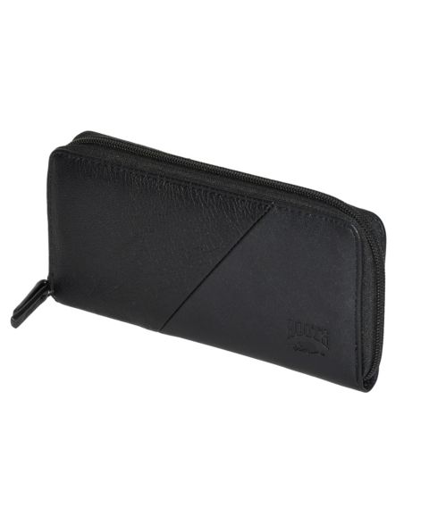 Roots Slim Zipper Round Wallet