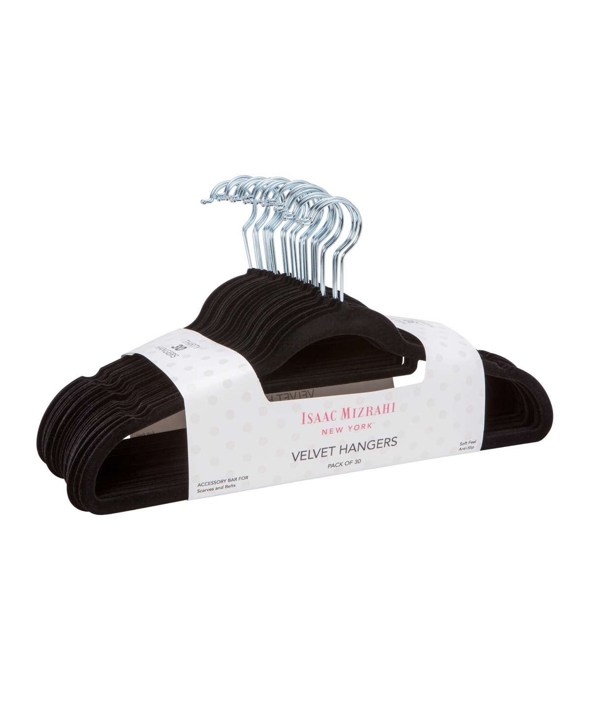 Velvet Hangers, Pack of 30 - White