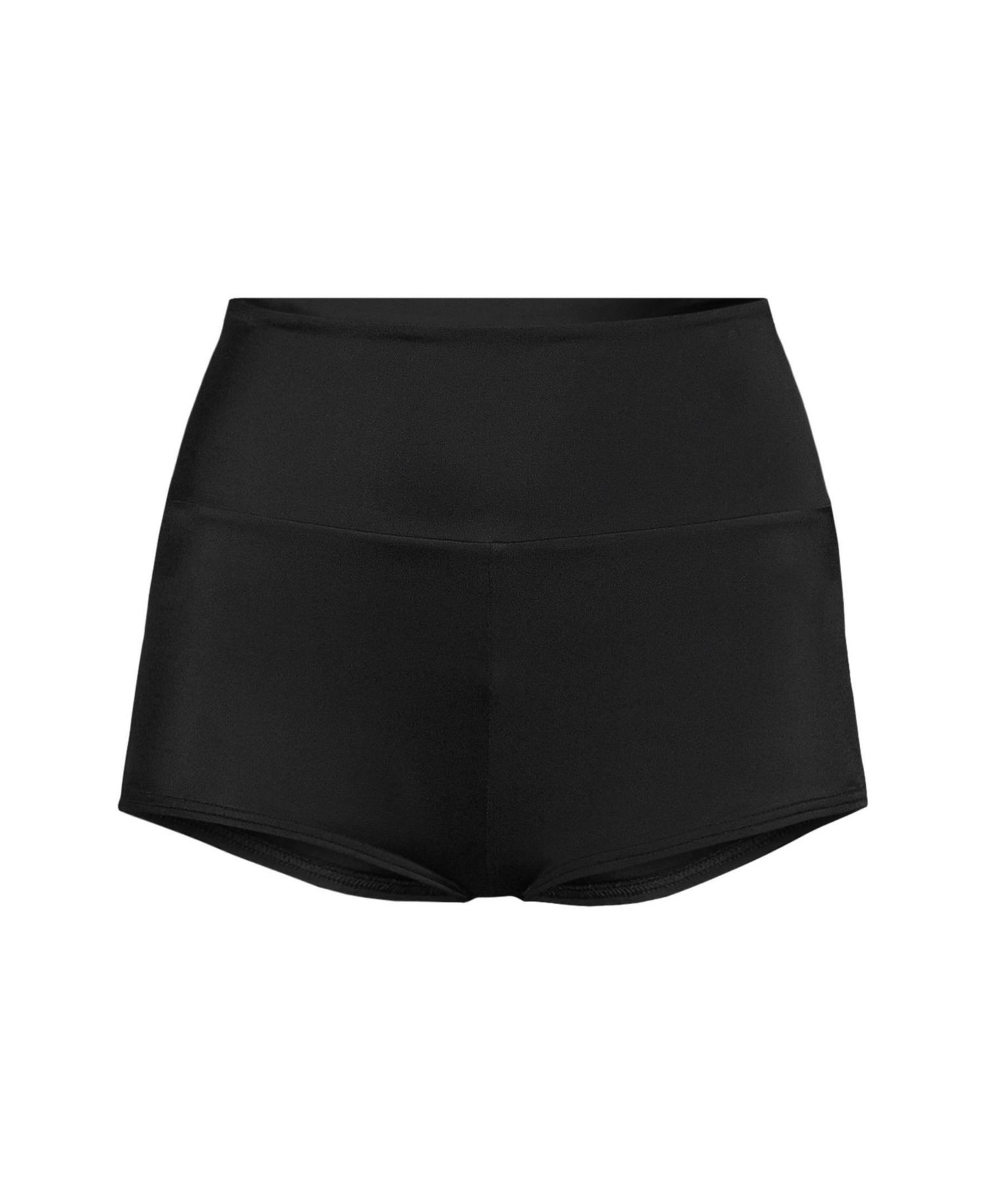 Women's Tugless High Waisted Swim Boy Shorts