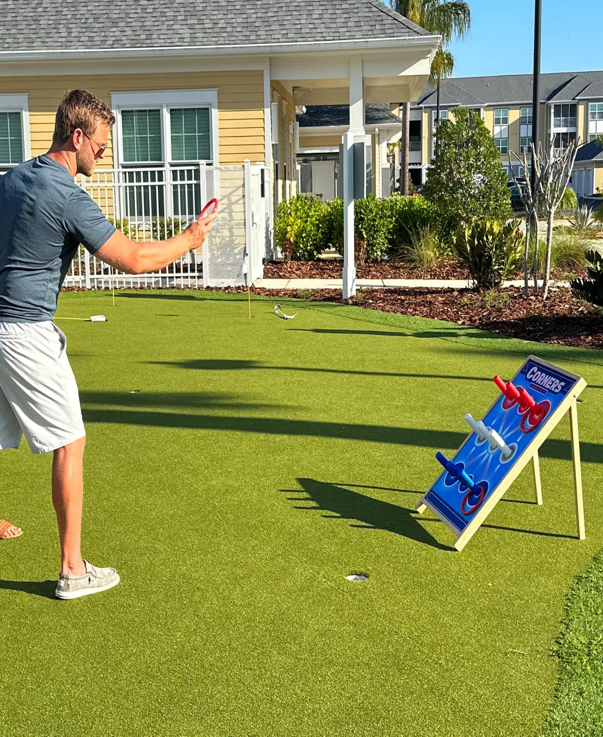 Corners Championship Ring Toss Reinvented Yard Game In Multi