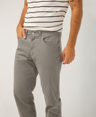 Men's Eddie Classic Athletic Fit Tapered Leg Essential Twill Pants
