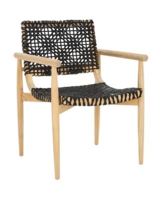 Sianna Mahogany wood Accent Chair