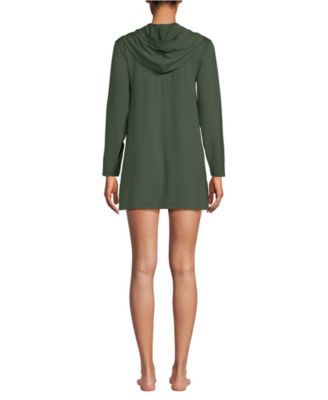 Women's SunShade UPF 50 Hooded Mini Swim Swim Cover-Up Dress