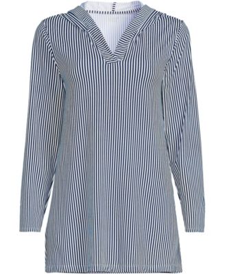 Women's SunShade UPF 50 Hooded Mini Swim Swim Cover-Up Dress