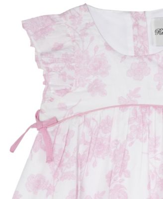 Baby Girls Toile Printed Dress