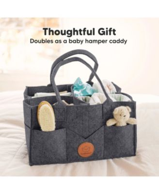 Original Baby Diaper Caddy Organizer, Large Storage Caddy Organizer for Nursery, Changing Table